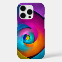 Modern Floral Abstract Art Pink Blue Pattern #17