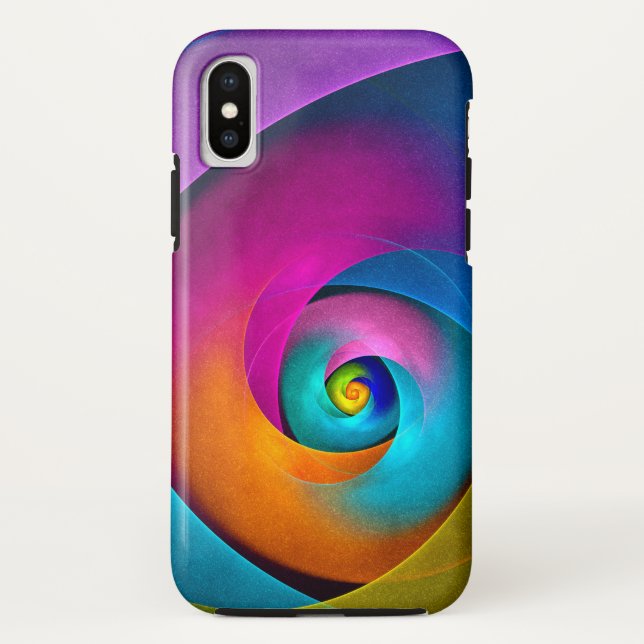 Modern Floral Abstract Art Pink Blue Pattern #17 Case-Mate iPhone Case (Back)
