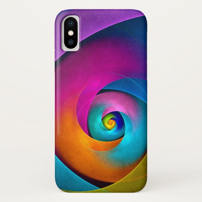 Modern Floral Abstract Art Pink Blue Pattern #17 Case-Mate iPhone Case (Back)