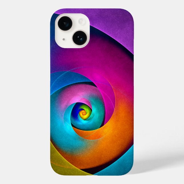 Modern Floral Abstract Art Pink Blue Pattern #17 Case-Mate iPhone Case (Back)