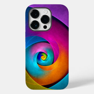 Modern Floral Abstract Art Pink Blue Pattern #17 Case-Mate iPhone 14 Pro Case