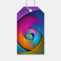 Modern Floral Abstract Art Pink Blue Pattern #17