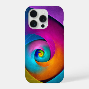 Modern Floral Abstract Art Pink Blue Pattern #17 iPhone 15 Pro Case