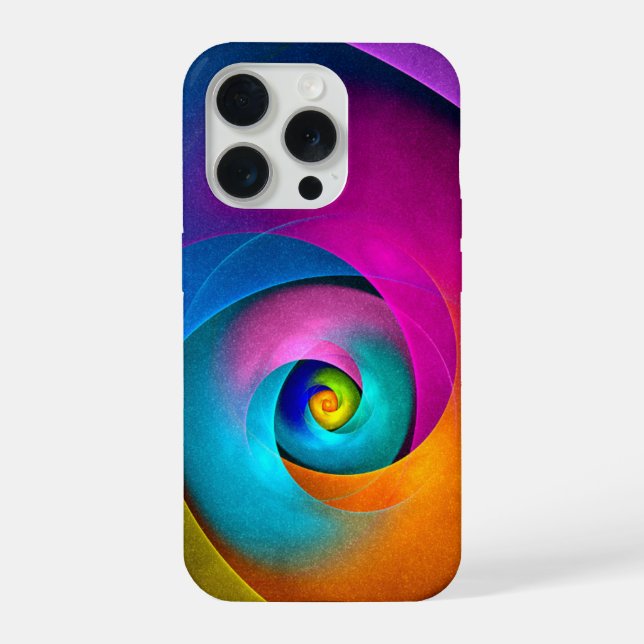 Modern Floral Abstract Art Pink Blue Pattern #17 iPhone Case (Back)