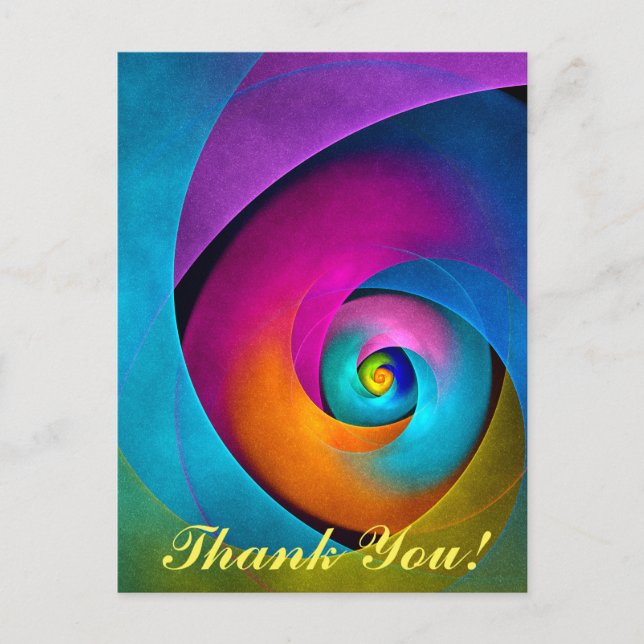 Modern Floral Abstract Art Pink Blue Pattern #17 Postcard (Front)