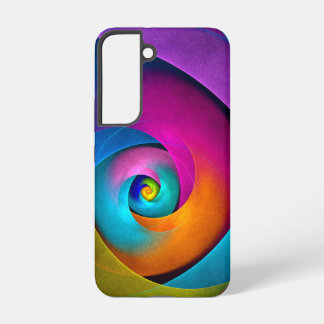 Modern Floral Abstract Art Pink Blue Pattern #17 Samsung Galaxy Case