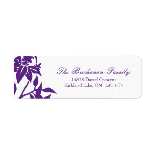 Modern Floral Address Labels