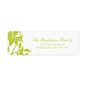 Modern Floral Address Labels