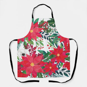 Modern Floral Art Apron