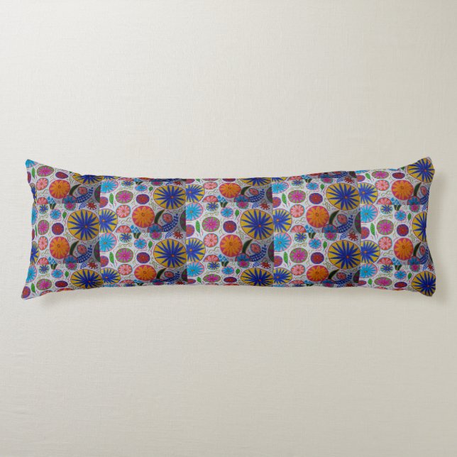 Modern Floral  Body Cushion (Front)
