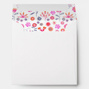 Modern Floral Botanical Envelope