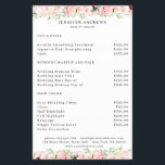 Modern floral bouquet flyer<br><div class="desc">Beautiful modern,  floral bouquet Flyer. Edit your product in minutes by adding your data. You can change the font/color/position by "further personalize".</div>