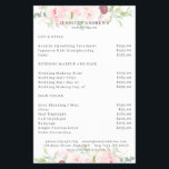 Modern floral bouquet flyer<br><div class="desc">Beautiful modern,  floral bouquet Flyer. Edit your product in minutes by adding your data. You can change the font/color/position by "further personalize".</div>