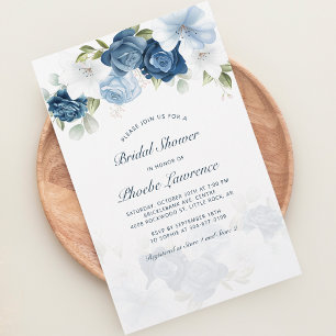 Modern Floral Bridal Shower Botanical Invitation Stationery