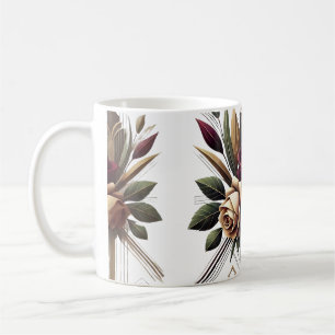 Modern Floral Coffee Mug