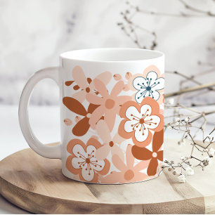 Modern Floral Coffee Mug