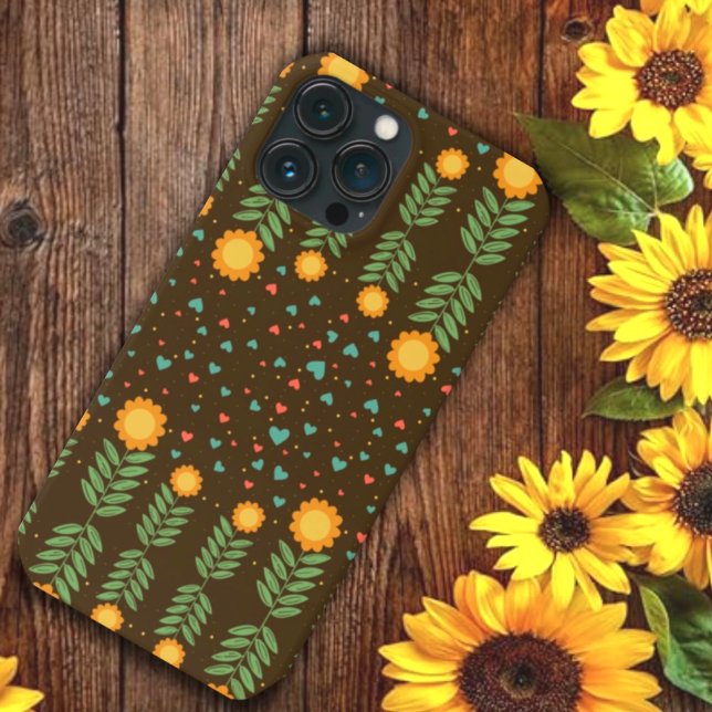 Modern Floral Custom Name Fun Quote Case-Mate iPhone Case (Creator Uploaded)