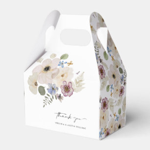 Modern Floral Favour Box