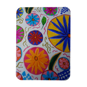 Modern Floral Flexible Magnet