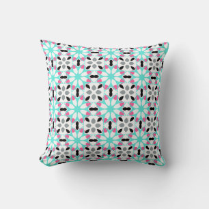 Modern Floral Geometric Cushion
