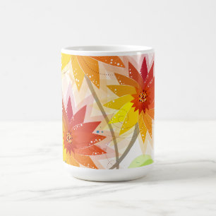 Modern Floral Illustration Coffee Mug