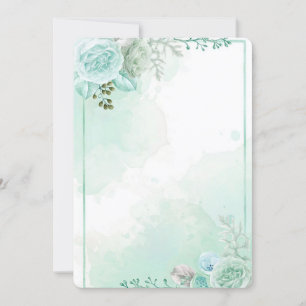 Modern Floral Invitation