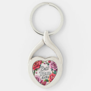 Modern Floral Luxury Gift Collection Key Ring