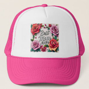 Modern Floral Luxury Gift Collection Trucker Hat