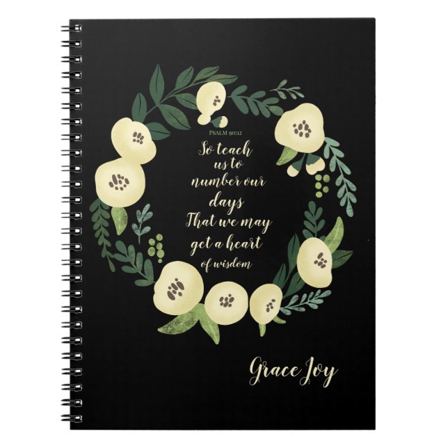 Modern Floral Notebook (Front)