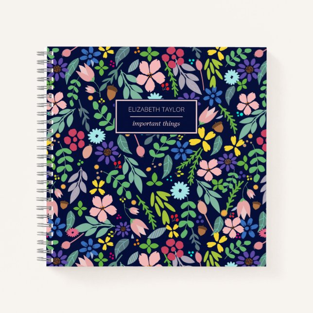 Modern Floral Notebook (Front)