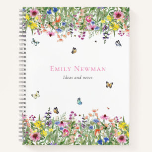 Modern Floral  Notebook