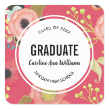 Modern Floral Pattern Graduation 