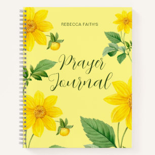 Modern Floral Prayer Journal