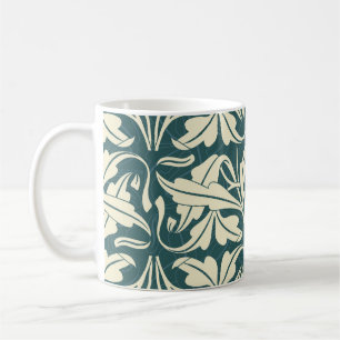Modern Floral: Stylish Pattern Design. Coffee Mug