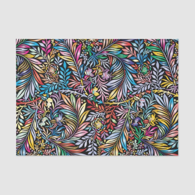 Modern Floral Tissue Paper (Front)