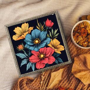 Modern Floral Wall Art: Bold and Beautiful Photo Print