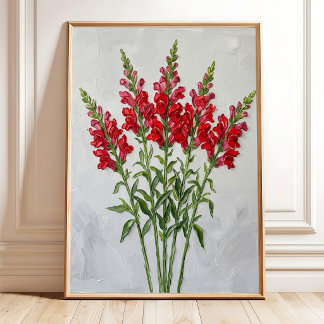 Modern Floral Wall Art Canvas Print Home Decor