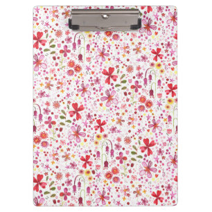 Modern Floral Watercolor Clipboard