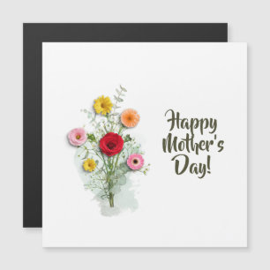 Modern Floral Watercolor Mothers Day Personalised