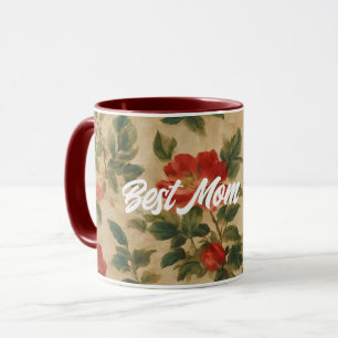 Modern Floral Watercolor Vintage Collection Mug