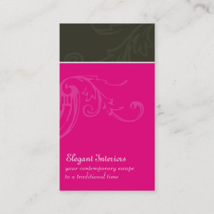 Modern Flourish Business Cards