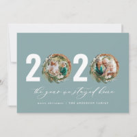 Modern foliage wreath 2020 stayed home