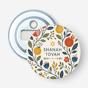 Modern Folk Art Shana Tovah Botanical  Bottle Opener