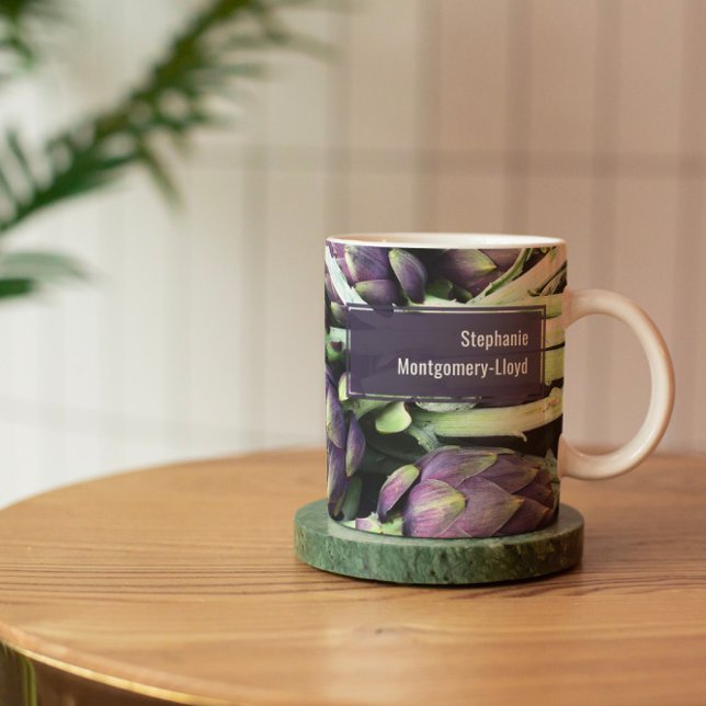 Modern Food Design Customisable Coffee Mug (Creator Uploaded)