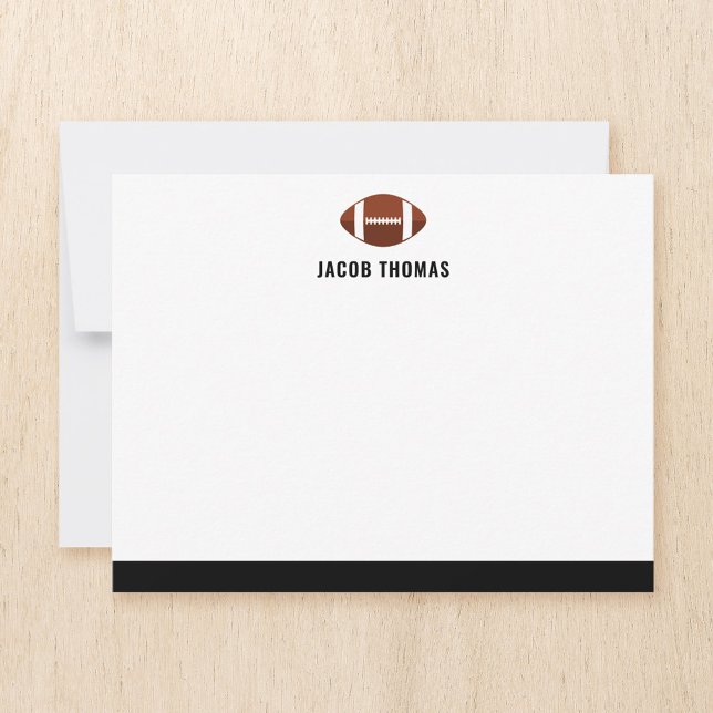 Modern Football Personalised Flat Card (Creator Uploaded)