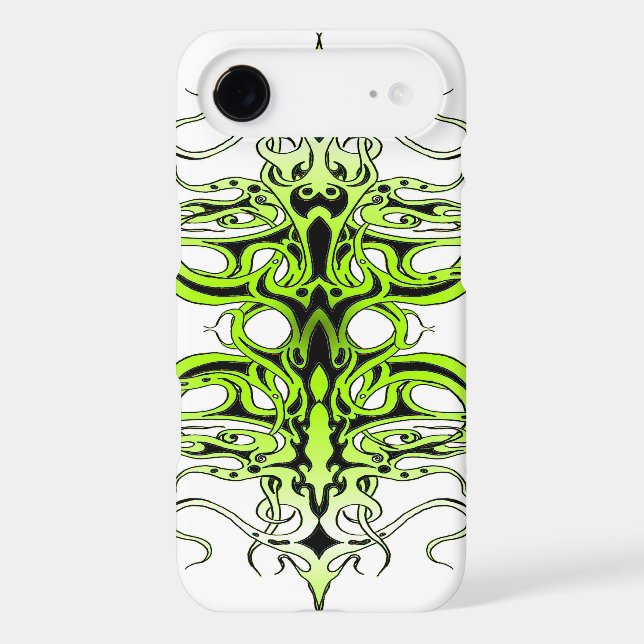 Modern Forest Green Celtic-Inspired Tribal Tattoo  (Back)