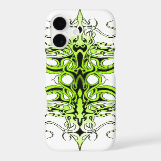 Modern Forest Green Celtic-Inspired Tribal Tattoo