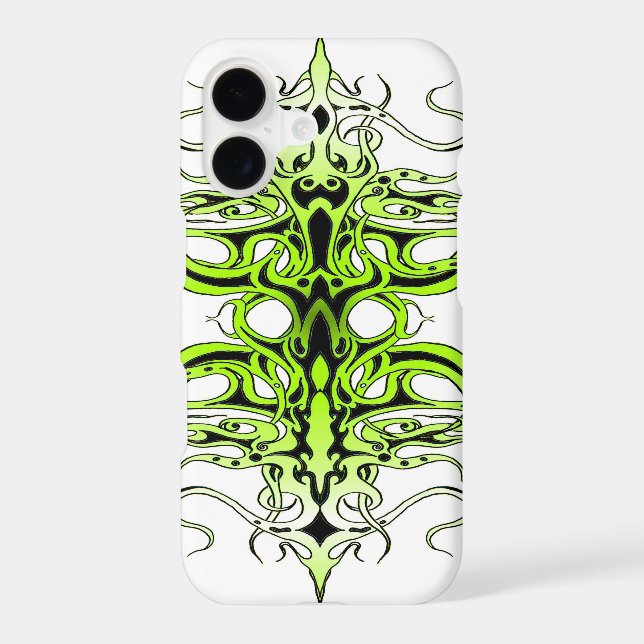 Modern Forest Green Celtic-Inspired Tribal Tattoo  (Back)