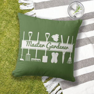 Modern Forest Green Master Gardener Cushion