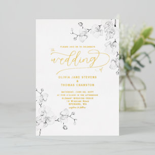Modern Formal Classic Orchids All in One Wedding